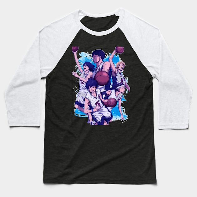 ahiru no sora characters Baseball T-Shirt by Sparkledoom